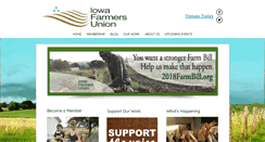 Desktop Screenshot of iowafarmersunion.org
